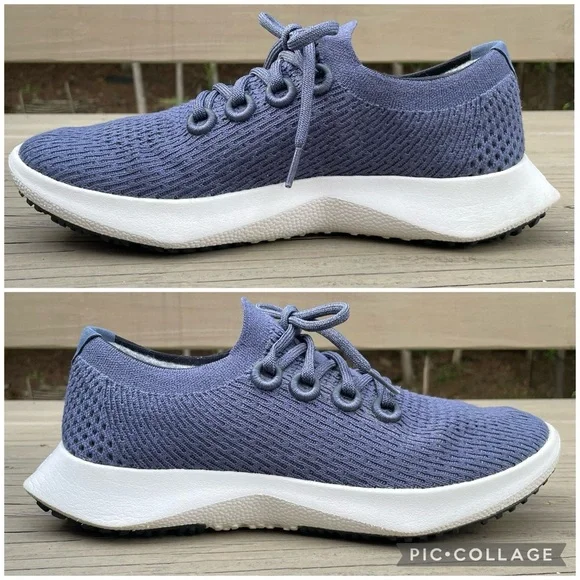 Allbirds Men's Tree Dasher 2 in Hazy Indigo (Blizzard Sole) shoes size 9.5 - Picture 10 of 14